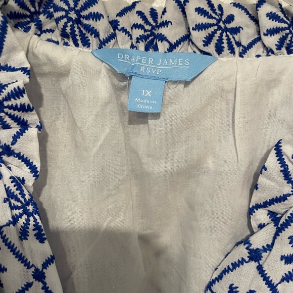 Women's DRAPER JAMES RSVP™ Embroidered Baby Doll Dress (see pics) - Picture 9 of 10